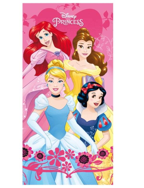 Strandlaken Princess Ariel, Assepoester, Sneeuwwitje & Belle Strandlaken - 70 x 140 cm - Roze Strandlaken Princess Ariel, Assepoester, Sneeuwwitje & Belle Strandlaken - 70 x 140 cm - Roze