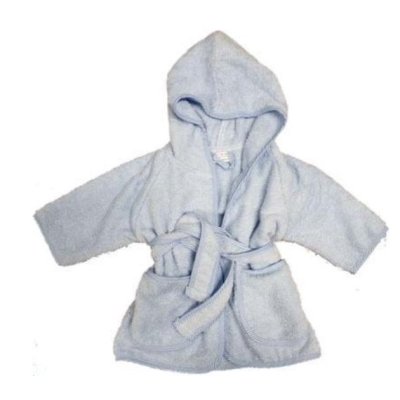Baby badjas blauw