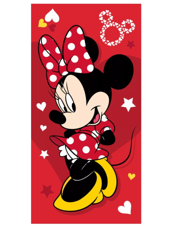 Strandlaken minnie mouse rood Strandlaken minnie mouse rood